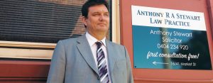 Anthony (Tony) AR Stewart, Solicitor Wollongong NSW Australia